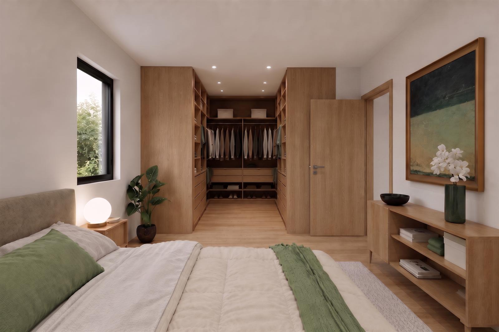Chambre parentale d'Estia avec son dressing