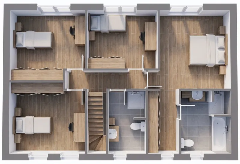 Plan Étage Modèle Jonquille