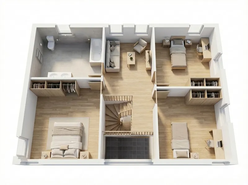 Plan Étage Modèle Menthe