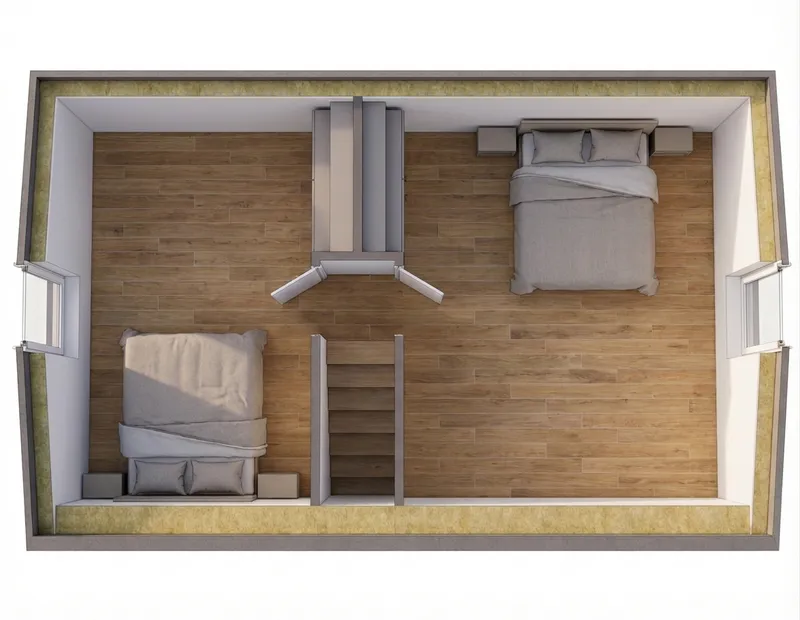 Plan Étage Modèle Rose